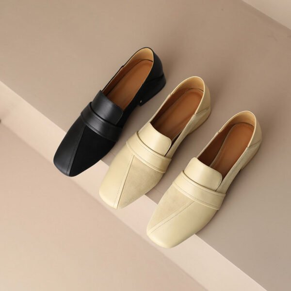 CHIKO Thi Square Toe Block Heels Loafers Shoes - Image 2