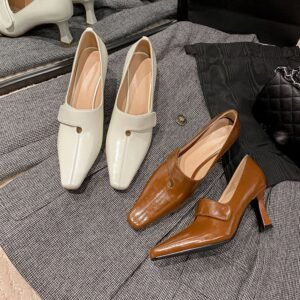 CHIKO Dofi Square Toe Stiletto Pumps Shoes