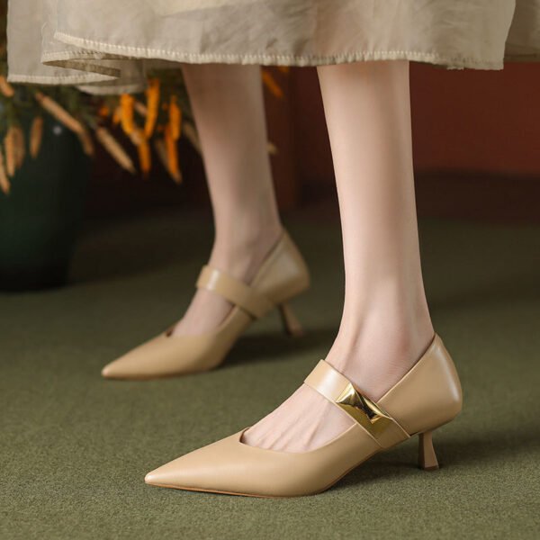 CHIKO Keisha Pointy Toe Stiletto Mary Jane Shoes - Image 2