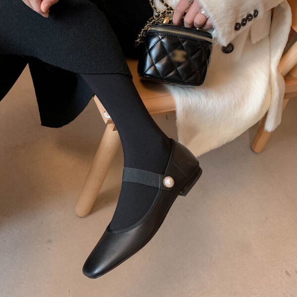 CHIKO Neema Square Toe Block Heels Mary Jane Flats - Image 2