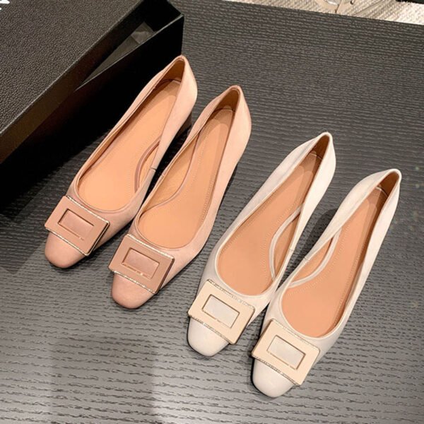CHIKO Anetra Square Toe Block Heels Pumps Shoes - Image 2