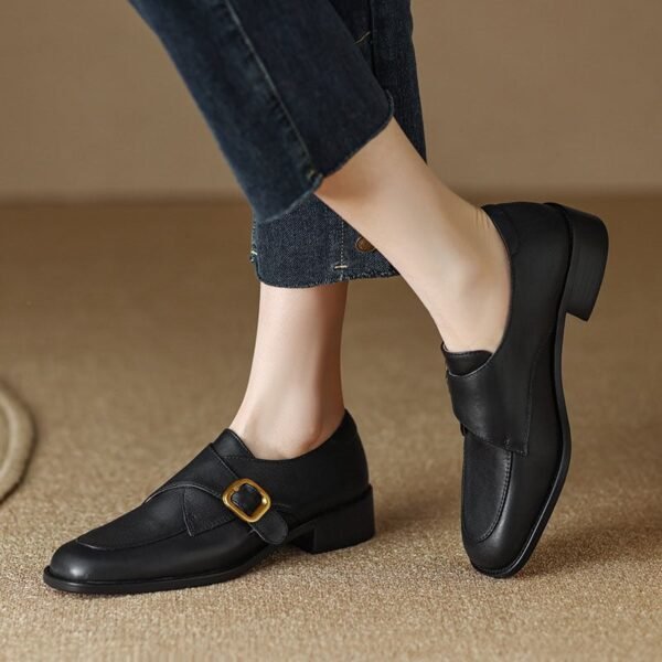 CHIKO Ann Julie Square Toe Block Heels Oxfords Shoes - Image 2