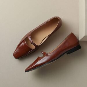 CHIKO Denisha Square Toe Block Heels Mary Jane Shoes