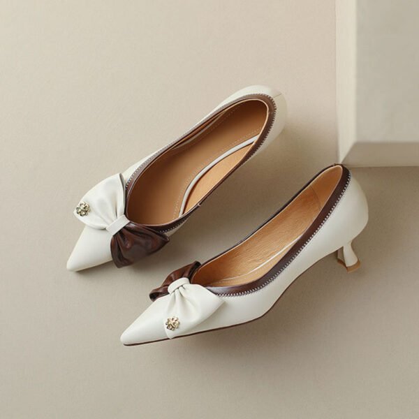 CHIKO Debra Pointy Toe Kitten Heels Pumps Shoes - Image 2