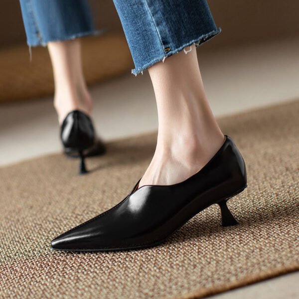 CHIKO Deedra Pointy Toe Kitten Heels Pumps Shoes - Image 2