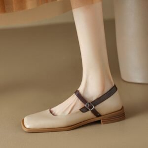 CHIKO Brooklyne Square Toe Block Heels Pumps Shoes