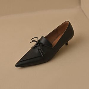 CHIKO Coralee Pointy Toe Kitten Heels Oxfords Shoes