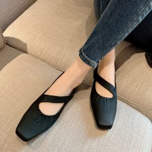 CHIKO Chamique Square Toe Block Heels Mary Jane Shoes