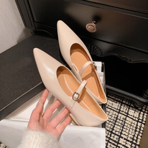 CHIKO Chavonne Pointy Toe Block Heels Mary Jane Shoes - Image 2
