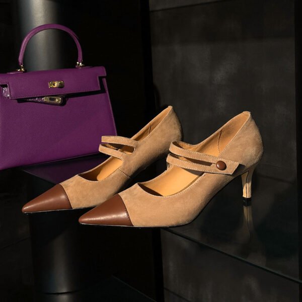 CHIKO Daisha Pointy Toe Stiletto Mary Jane Shoes - Image 2