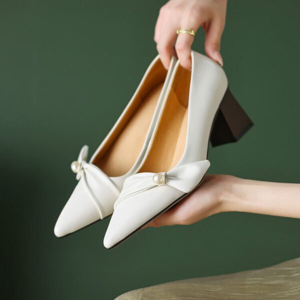 CHIKO Darnesha Pointy Toe Block Heels Pumps Shoes - Image 2