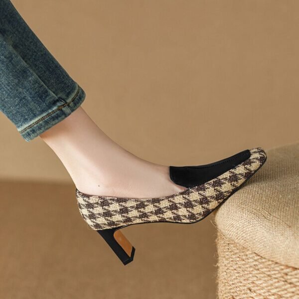 CHIKO Dannah Square Toe Chunky Heels Loafers Shoes