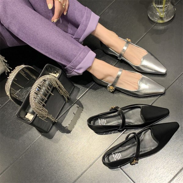 CHIKO Cayley Square Toe Block Heels Mary Jane Shoes - Image 2