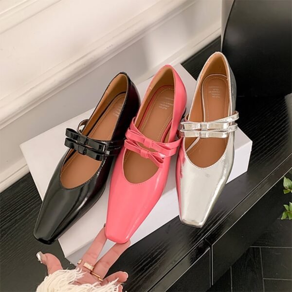 CHIKO Jayci Square Toe Block Heels Mary Jane Shoes - Image 2