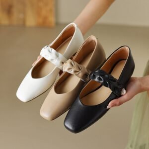 CHIKO Janaya Square Toe Block Heels Mary Jane Shoes