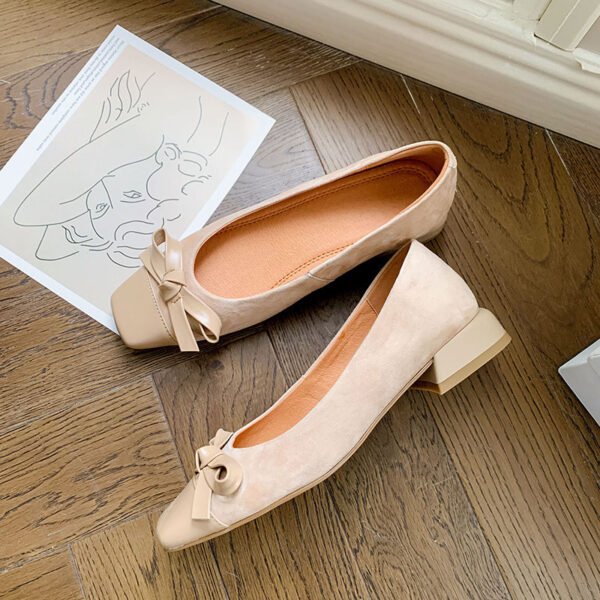 CHIKO Janaye Square Toe Block Heels Pumps Shoes - Image 2