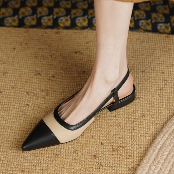 CHIKO Jamaria Pointy Toe Block Heels Slingback Shoes - Image 2