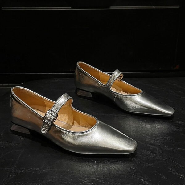 CHIKO Jaquana Square Toe Block Heels Mary Jane Shoes - Image 2