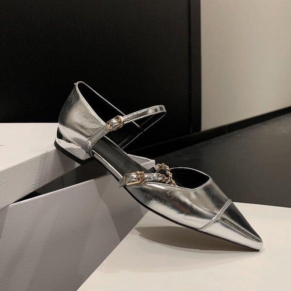 CHIKO Janae Pointy Toe Block Heels Mary Jane Shoes - Image 2