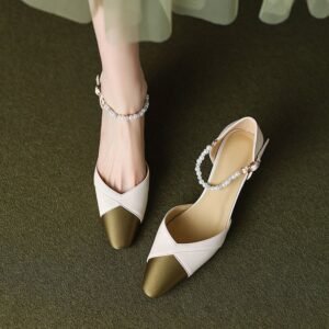 CHIKO Jacolyn Square Toe Kitten Heels Pumps Shoes