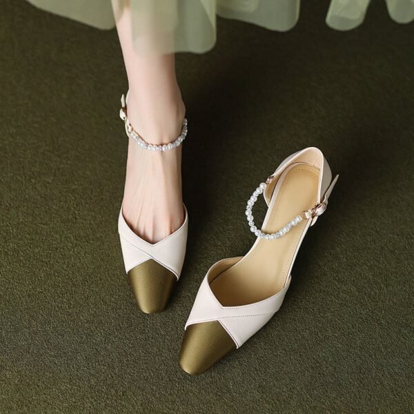 CHIKO Jacolyn Square Toe Kitten Heels Pumps Shoes