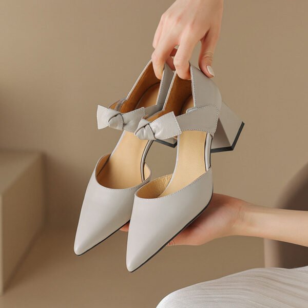CHIKO Jacqulin Pointy Toe Block Heels Mary Jane Shoes - Image 2