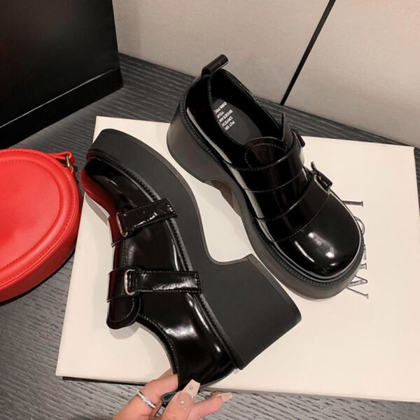 CHIKO Judyann Square Toe Block Heels Oxfords Shoes - Image 2