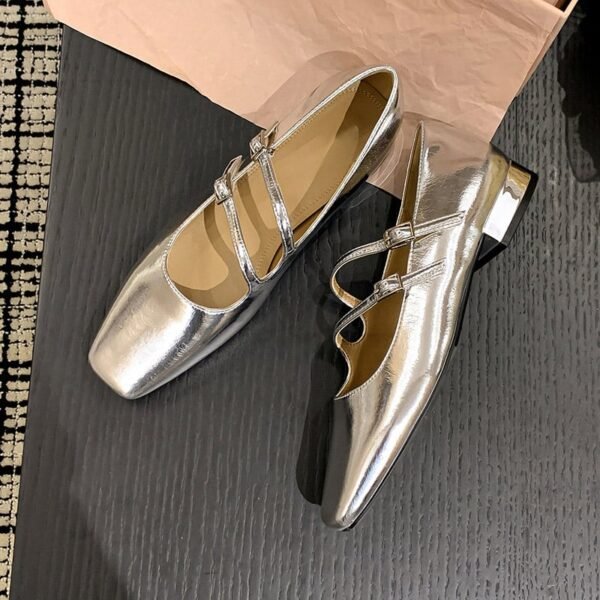 CHIKO Joylyn Square Toe Block Heels Mary Jane Shoes