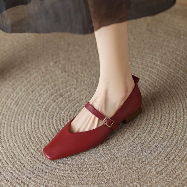 CHIKO Jacqulyn Square Toe Block Heels Mary Jane Shoes - Image 2