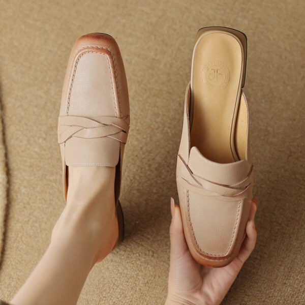 CHIKO Jurnee Square Toe Block Heels Clogs/Mules Shoes - Image 2