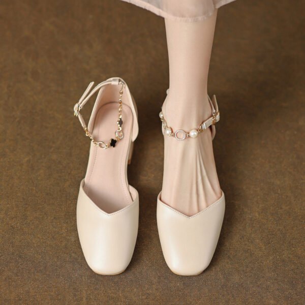 CHIKO Julieanna Square Toe Block Heels Pumps Shoes - Image 2