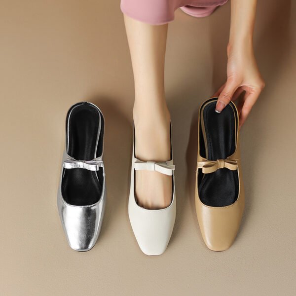 CHIKO Jonesha Square Toe Block Heels Clogs/Mules Shoes - Image 2