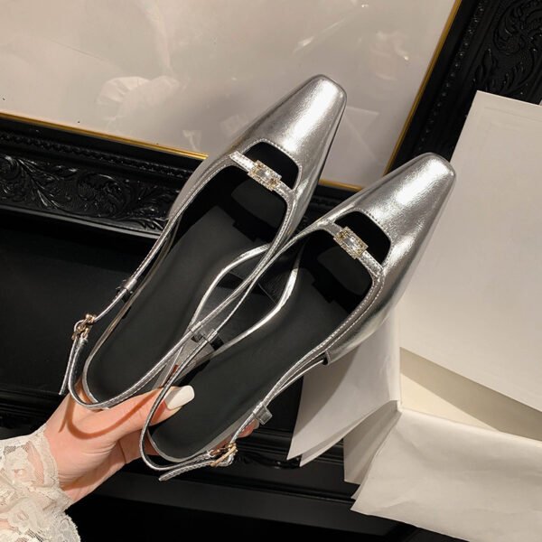 CHIKO Jonika Square Toe Stiletto Slingback Shoes - Image 2