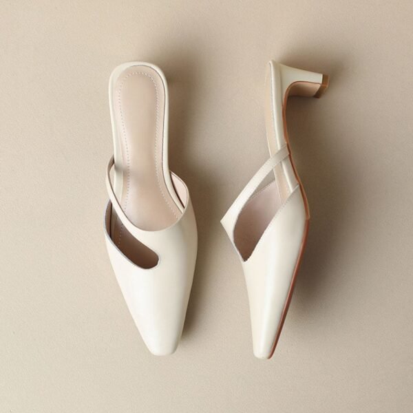 CHIKO Jaylene Square Toe Block Heels Clogs/Mules Shoes - Image 2