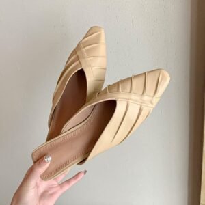 CHIKO Jizelle Square Toe Block Heels Clogs/Mules Shoes