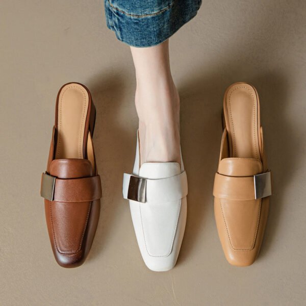 CHIKO Jimisha Square Toe Block Heels Clogs/Mules Shoes - Image 2