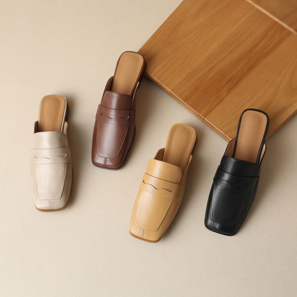CHIKO Jimena Square Toe Block Heels Clogs/Mules Shoes - Image 2