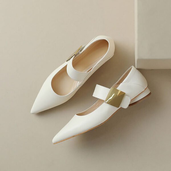 CHIKO Jackalyn Pointy Toe Block Heels Mary Jane Shoes - Image 2