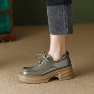 CHIKO Karilyn Square Toe Flatforms Oxfords Shoes
