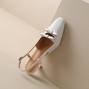 CHIKO Karely Square Toe Stiletto Slingback Shoes