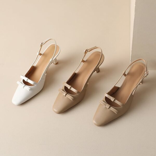 CHIKO Karely Square Toe Stiletto Slingback Shoes - Image 2