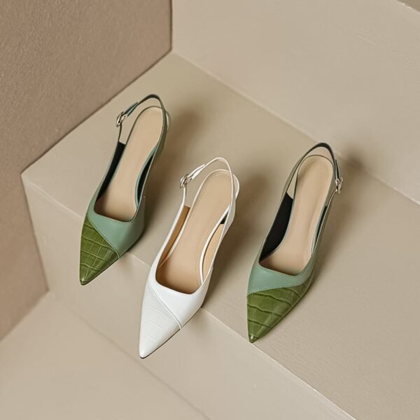 CHIKO Kapri Pointy Toe Stiletto Slingback Shoes - Image 2