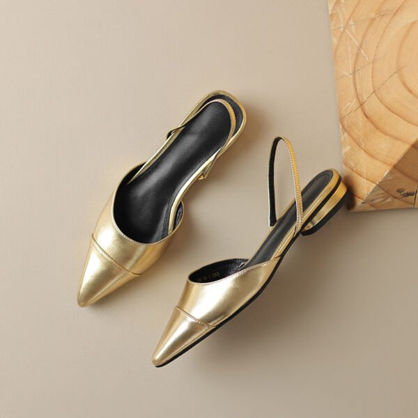 CHIKO Kaneesha Pointy Toe Block Heels Slingback Shoes - Image 2
