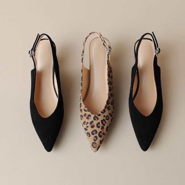 CHIKO Kaley Pointy Toe Kitten Heels Slingback Shoes - Image 2