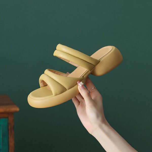 CHIKO Kalisa Open Toe Block Heels Slides Sandals - Image 2
