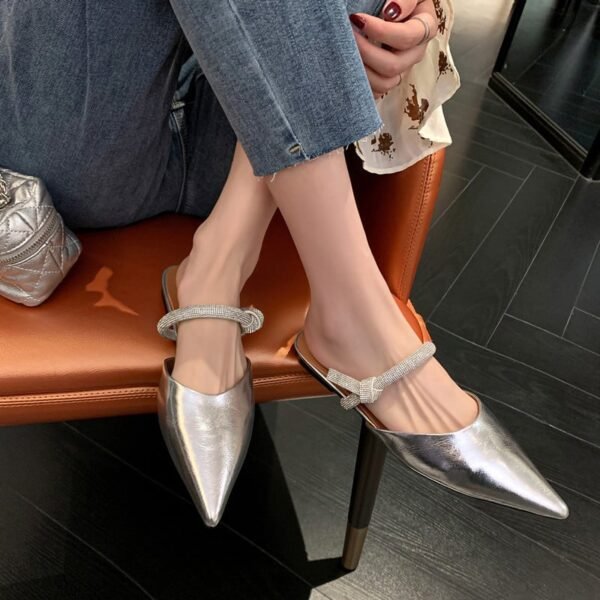 CHIKO Kailyn Pointy Toe Block Heels Clogs/Mules Shoes