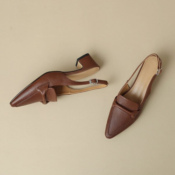 CHIKO Kayce Pointy Toe Block Heels Slingback Shoes - Image 2