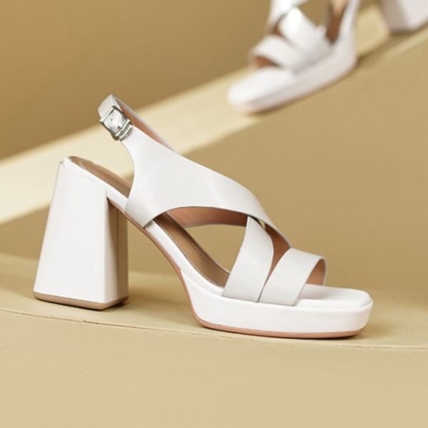 CHIKO Laflora Open Toe Block Heels Platforms Sandals