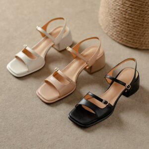 CHIKO Laquesha Open Toe Block Heels Heeled Sandals