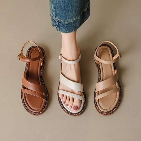 CHIKO Kourtnei Open Toe Block Heels Flats Sandals
